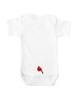 Snowy Longhorn Baby Onesie