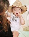 Spit Just Got Real Baby Onesie