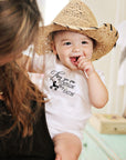 They See Me Strollin' Baby Onesie