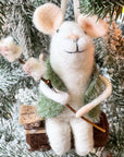 Outdoor Mouse Ornaments