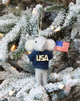 Patriotic Elephant Ornament