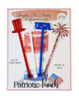 Patriotic Punch Acrylic Stir Sticks
