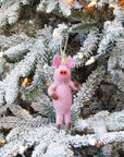 Pink Pig Ornament