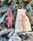 Pink Pig Ornament