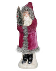 Velvet Belsnickle Santa Ornament