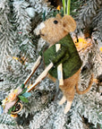 Gardener Mouse Ornament