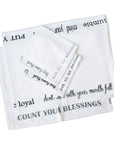 Manners Table Runner