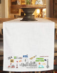 Saint Louis Collage Table Runner