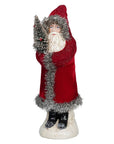 Velvet Belsnickle Santa Ornament