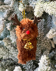 Reindeer Jingle Bells Doodle Ornament