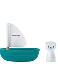 Sailing Boat - Polar Bear Wooden Toy Set