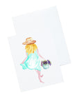Gal In Hats Stationery and Notecard Set