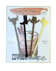 Cowboy Carajillo Texas Acrylic Stir Sticks