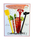 Give Me A Kick STL City Acrylic Stir Sticks