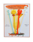 Tropical Therapy Acrylic Stir Sticks