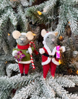 Santa Claus & Elf Mouse Ornament