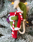 Santa Claus & Elf Mouse Ornament