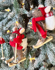 Skiing Mouse Ornament