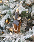 Skiing Mouse Ornament