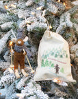 Skiing Mouse Ornament