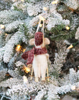Skiing Mouse Ornament