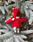 Skiing Kitty Ornament