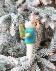 Snowflake Mice - Sweater Mouse Ornament