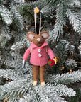 Student With Backpack Mouse Ornament
