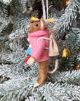 Student With Backpack Mouse Ornament