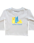 Jeepers Peepers Blue Toddler Tee