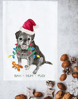 Bah Hum Pug Kitchen Towel
