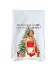 Beginning To Cost A Lot Like Christmas Kitchen Towel