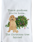 Christmas Tree Fainted Kitchen Towel
