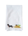 Dog Cat Sled Kitchen Towel