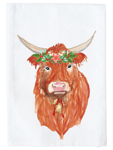 Highland Cow Kitchen Towel