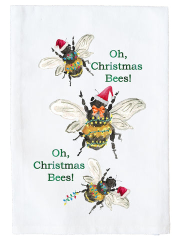 Oh Christmas Bee Kitchen Towel