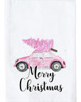 Pink Car Christmas Ornament