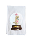 Snow Globe Dog Kitchen Towel