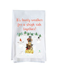 Sleigh Ride Together Kitchen Towel