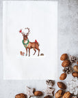 Stag With Animals Kitchen Towel
