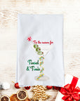 Tinsel and Tinis Kitchen Towel