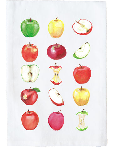 Apple Collage Kitchen Towel