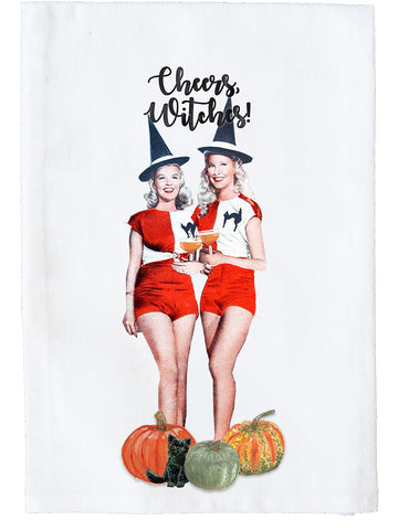 Cheers Witches Kitchen Towel