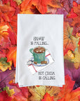 Snow is Falling Cocoa is Calling Kitchen Towel