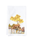 Paint By Number Deer and Fawn Kitchen Towel