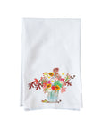 Fall Floral Arrangement Kitchen Towel