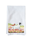 Paint By Number Hunting Dogs In Field Kitchen Towel
