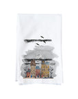 Haunted Houses Kitchen Towel