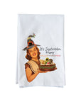 It's September, Happy HALLOTHANKSMAS! Kitchen Towel