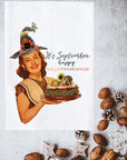 It's September, Happy HALLOTHANKSMAS! Kitchen Towel